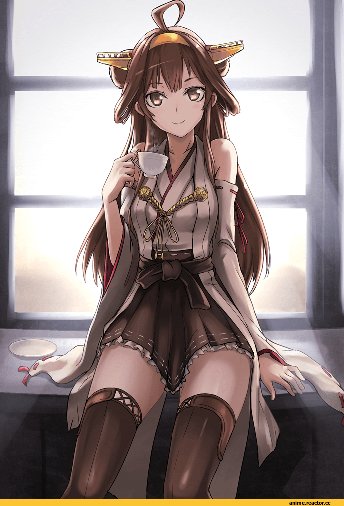 Tea (Nakenashi), Kongou (Kantai Collection), Kantai Collection, Anime
