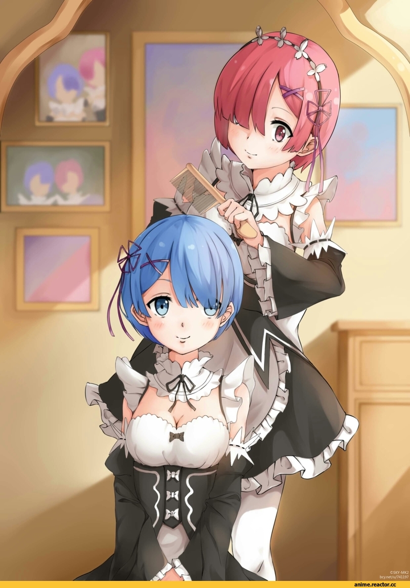 Re Zero Kara Hajimeru Isekai Seikatsu, Rem (re zero), Ram (Re Zero), SKY-MK2, Anime