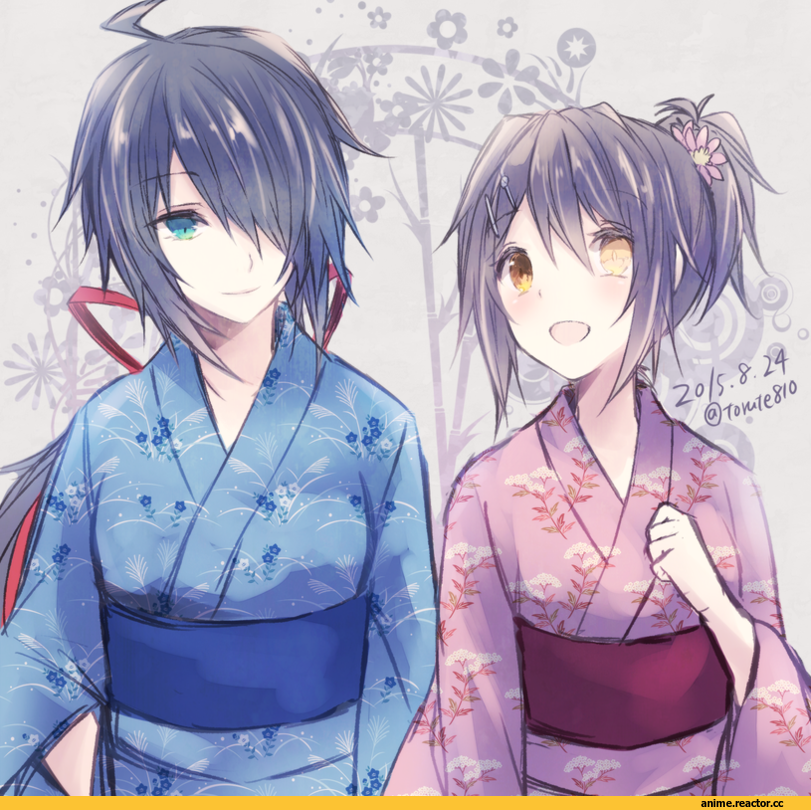torute, Kako (Kantai Collection), Kantai Collection, Furutaka (Kantai Collection), kimono, Anime