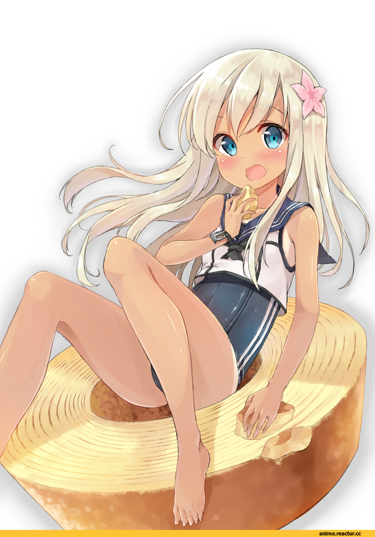 Anime Art, kakao rantan, Kantai Collection, Ro-500 (Kantai Collection), Anime