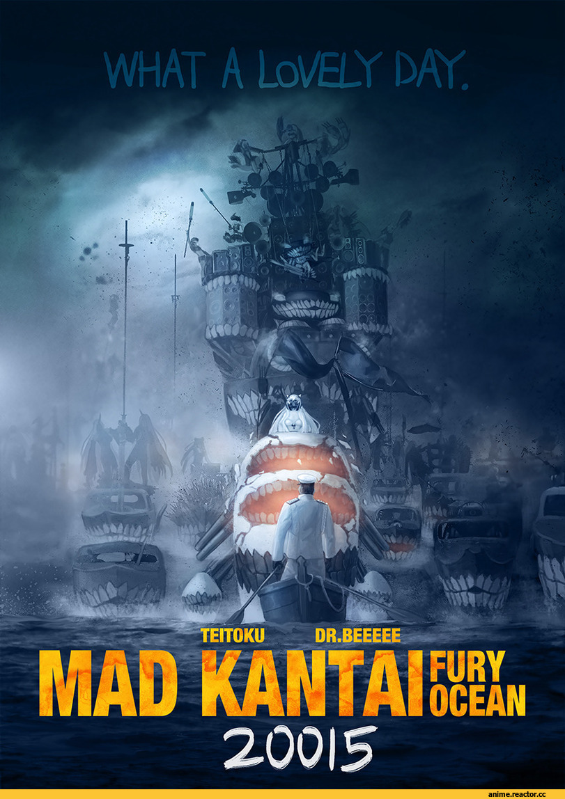 Admiral (Kantai Collection), Mad Max, crossover, battleship hime, Battleship Water Oni, Destroyer Hime, Midway Hime, Re-class Battleship, Seaport Hime, Wo-Class Aircraft Carrier , Anime, фильмы, Kantai Collection, tsu-class light cruiser, dr.beeeee, Seaport Water Oni, Chi-Class Torpedo Cruiser, Ri-Class Heavy Cruiser, Ne-Class Heavy Cruiser, Light Cruiser Oni