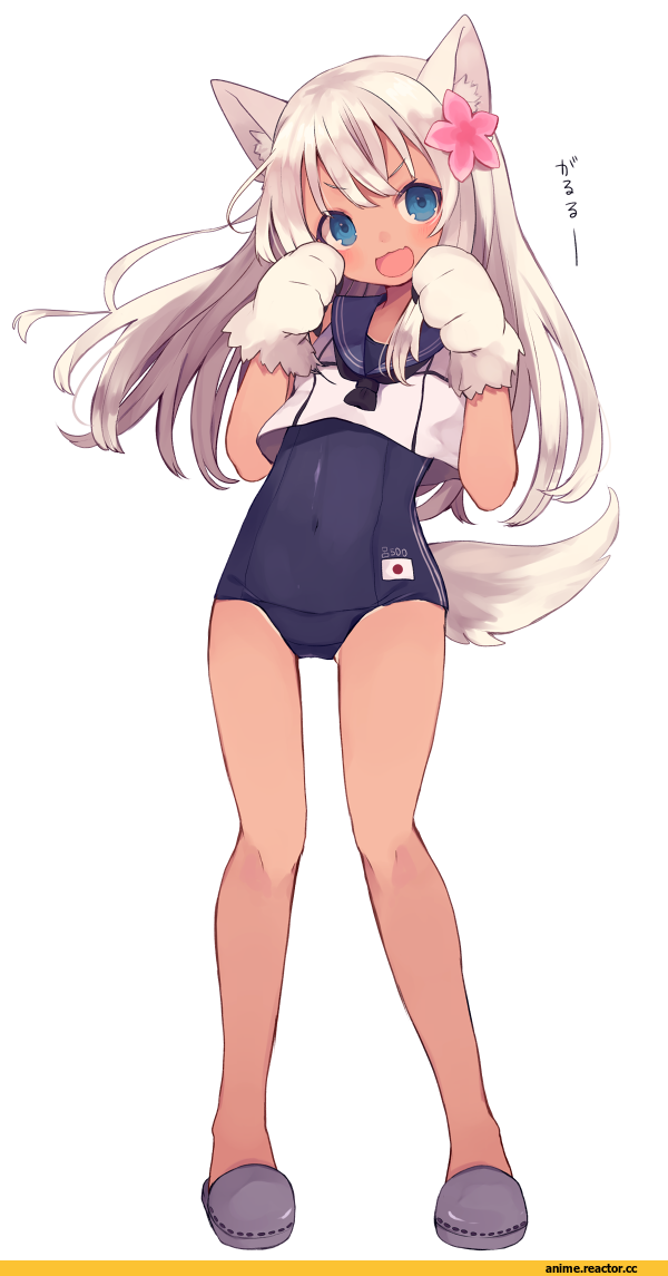 Inumimi, Animal Ears, Ro-500 (Kantai Collection), Kantai Collection, haruka (reborn), Anime