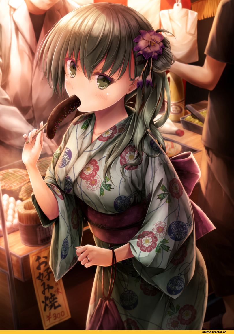 Suzuya (Kantai Collection), Kantai Collection, Suien, Yukata, Anime