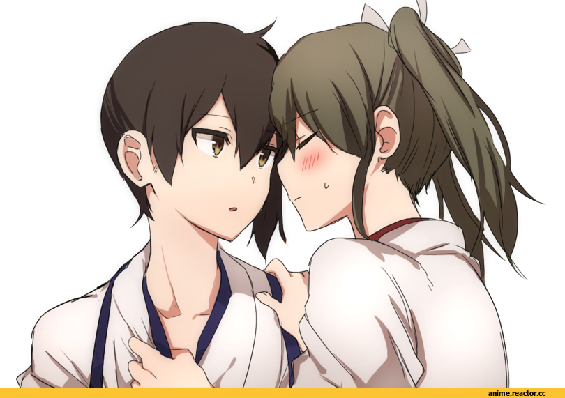 Kaga (Kantai Collection), Kantai Collection, Zuikaku (Kantai Collection), ashiwara yuu, Shoujo Ai, Anime