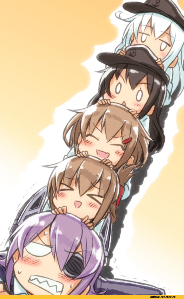 tenryuu (kantai collection), Kantai Collection, Hibiki (Kantai Collection), akatsuki (kantai collection), ikazuchi (kantai collection), Inazuma (Kantai Collection), Anime