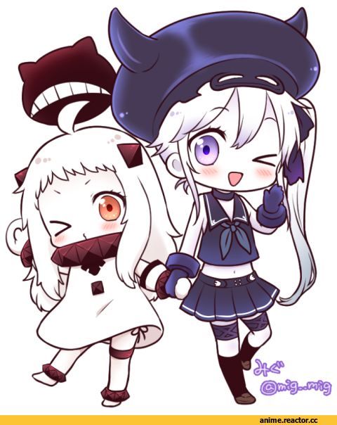 Destroyer Hime, Kantai Collection, Northern Ocean Hime, migu (migmig), Anime Art, Anime