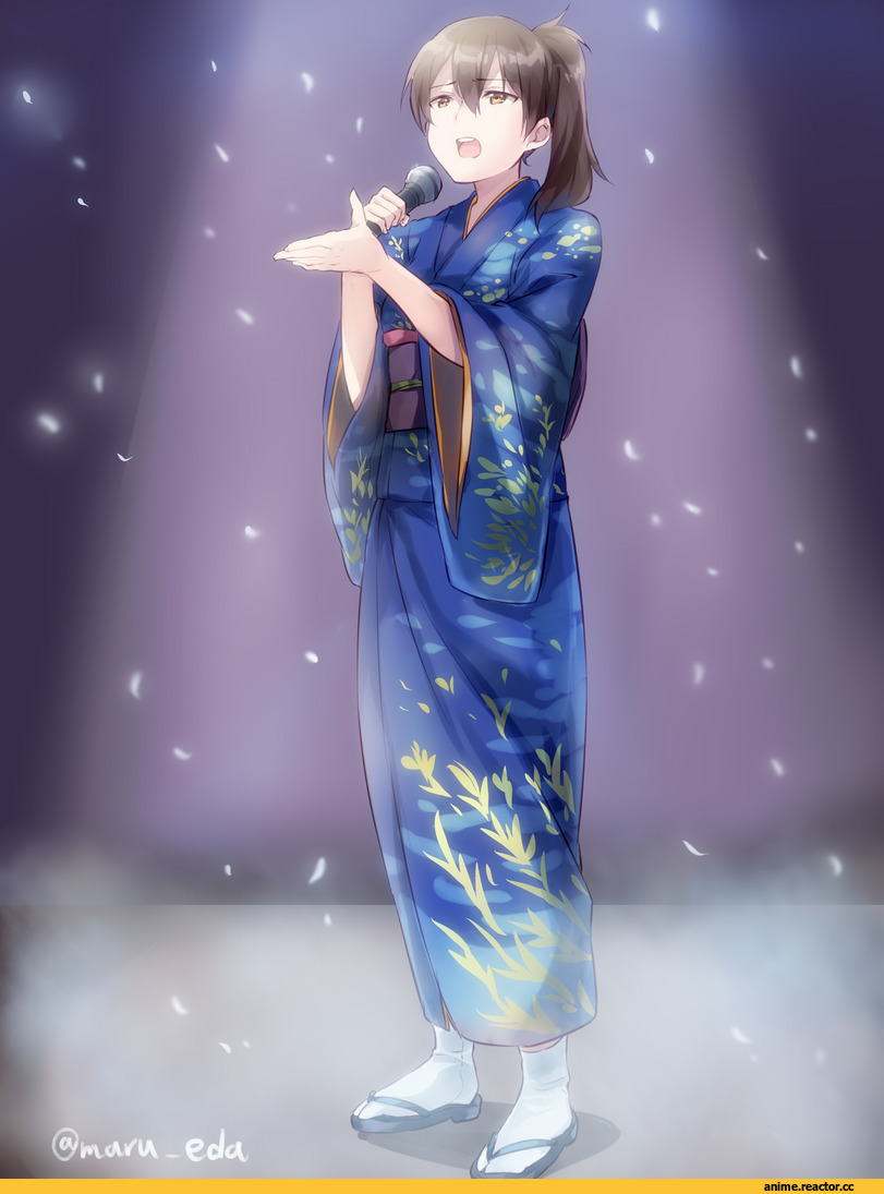 Kaga (Kantai Collection), Kantai Collection, maruki (punchiki), Anime