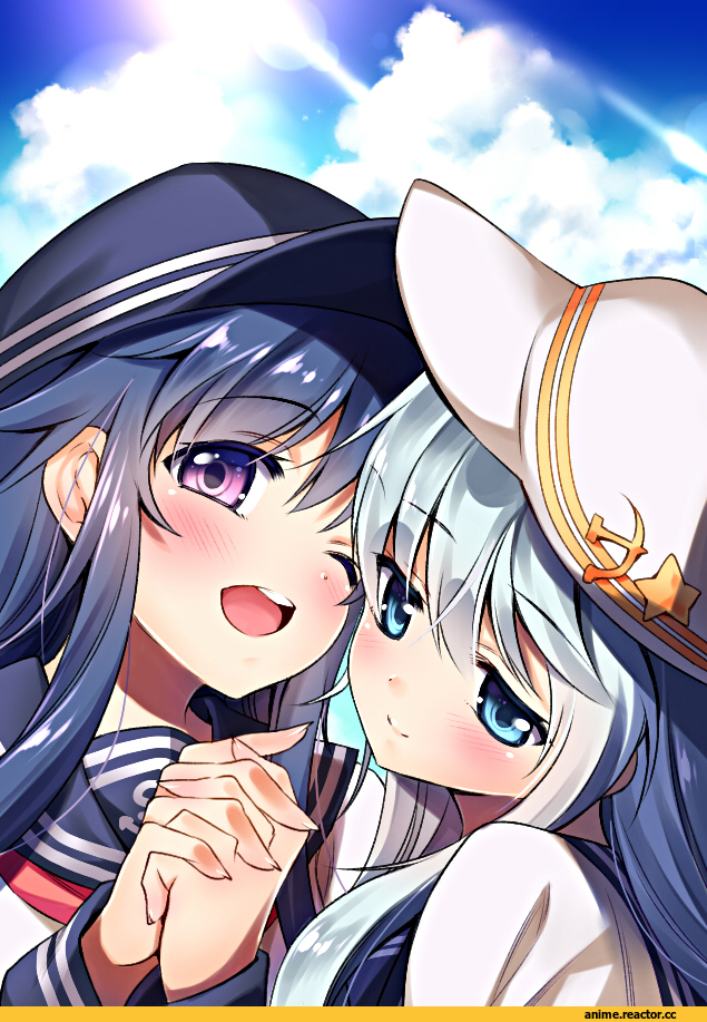 akatsuki (kantai collection), Kantai Collection, Hibiki (Kantai Collection), ikazuchi (kantai collection), Inazuma (Kantai Collection), big.g, Anime Art, Anime