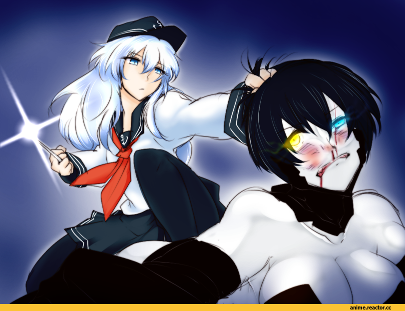 Hibiki (Kantai Collection), Kantai Collection, Ri-Class Heavy Cruiser, Anime Art, karakure (kamo-nanban), Anime