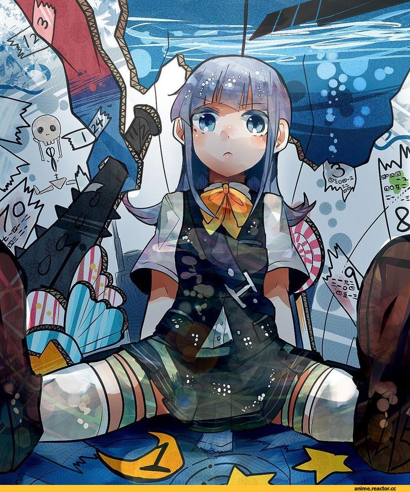 Hatsukaze, Kantai Collection, Ringetsumon, Anime Art, Anime