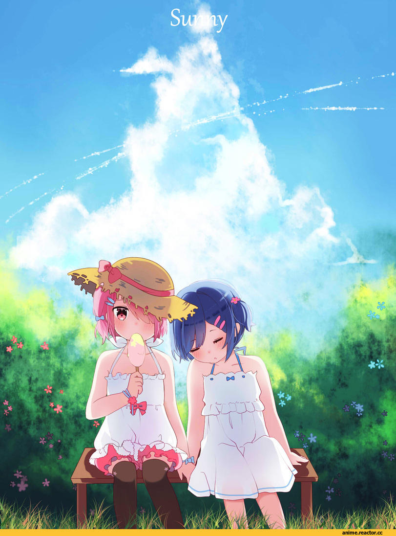 Re Zero Kara Hajimeru Isekai Seikatsu, Rem (re zero), Ram (Re Zero), kakami, Anime
