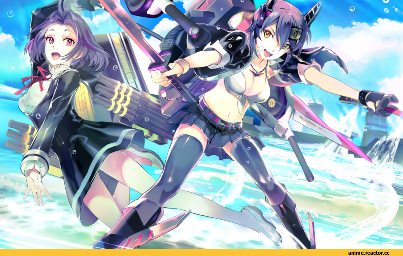 tenryuu (kantai collection), Kantai Collection, tatsuta (kantai collection), Anime