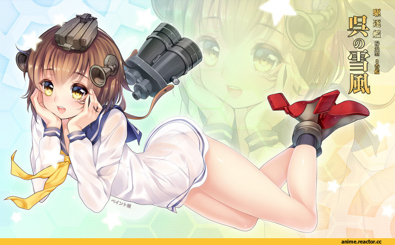 Yukikaze, Kantai Collection, Anime Art, Youqiniang, Anime