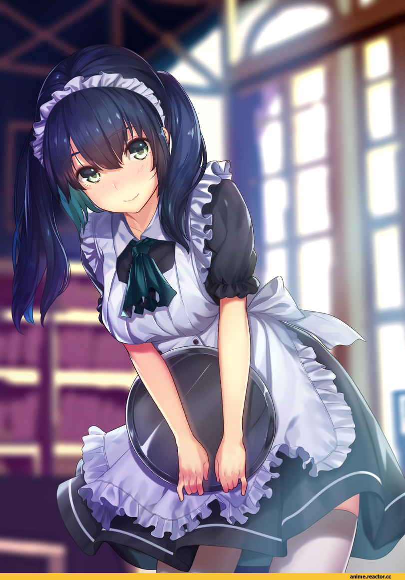 AO, Anime Art, Kagematsuri, Maid, Anime