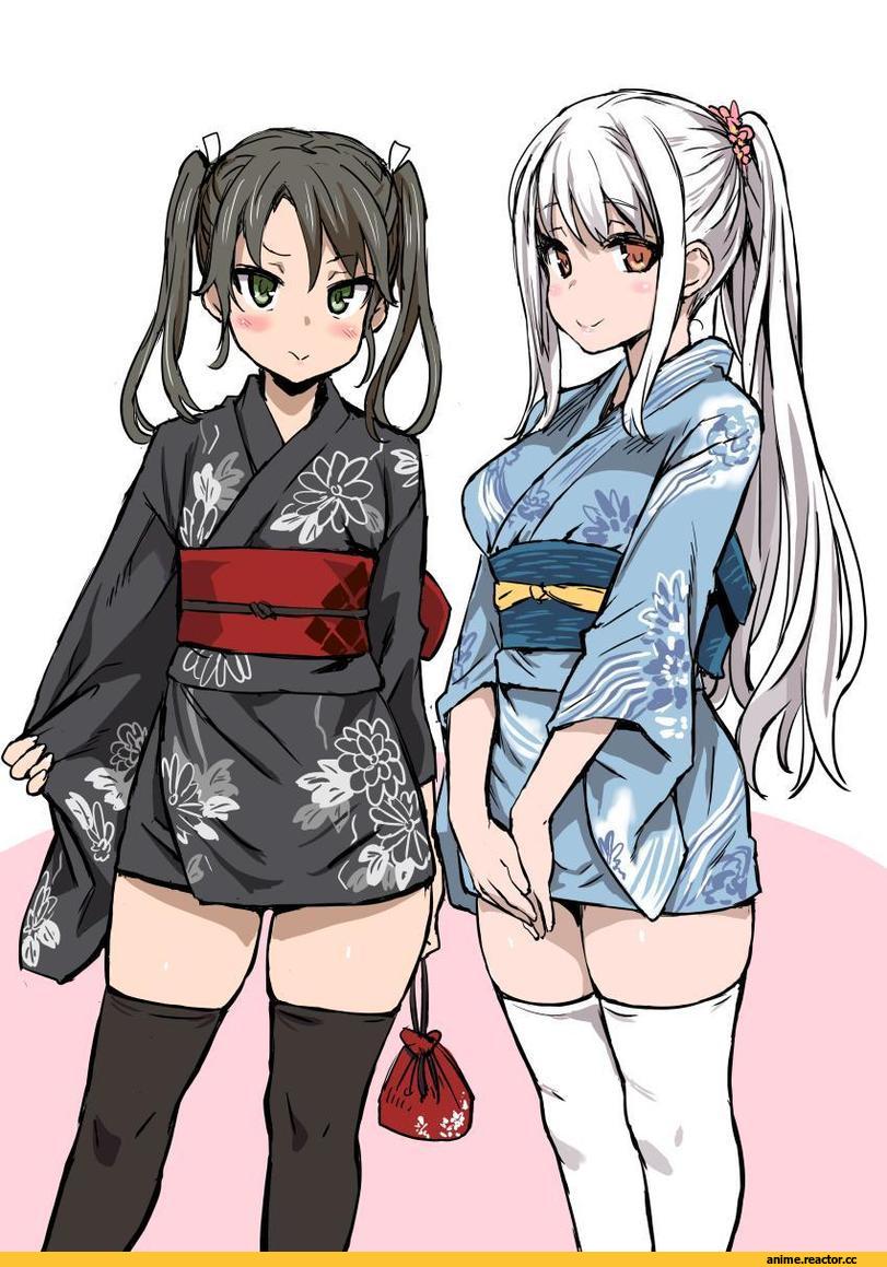Zuikaku (Kantai Collection), Kantai Collection, Shoukaku (Kantai Collection), Asanagi, Anime Art, Anime