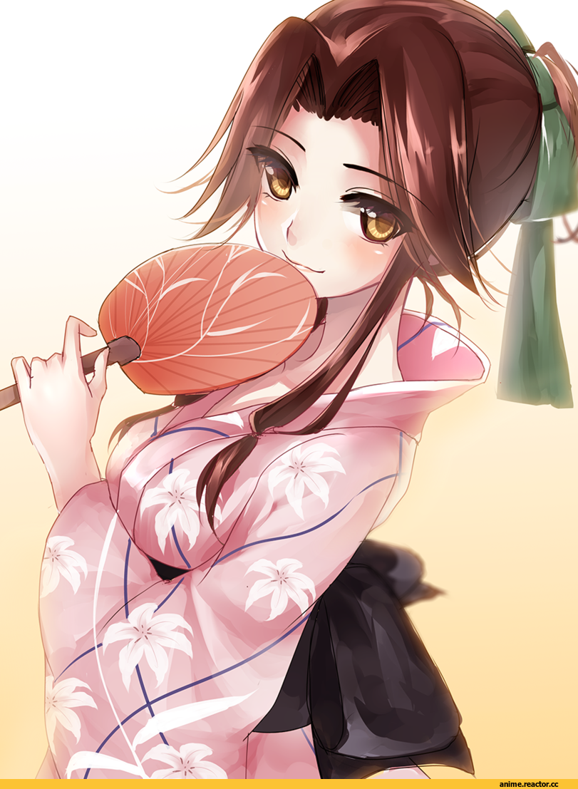meaomao, Jintsuu (Kantai Collection), Kantai Collection, kimono, Anime