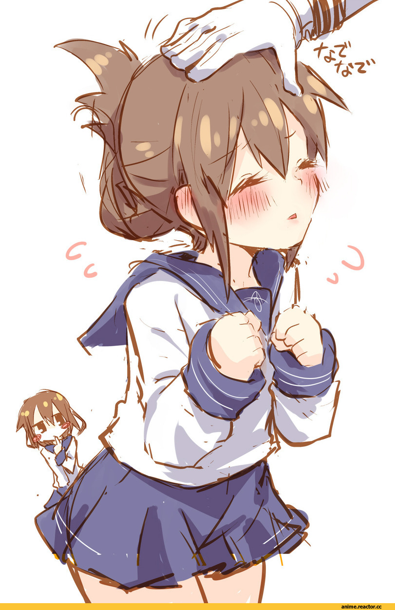 aqua sau, Kawakaze (Kantai Collection), Umikaze (Kantai Collection), Kantai Collection, Anime