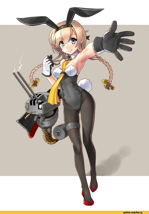 Katahira Masashi, Anime Art, Teruzuki (Kantai Collection), Kantai Collection, Usagimimi, Animal Ears, Anime