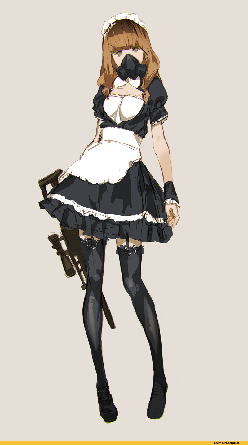 So-Bin, Anime Art, Maid, AO, Anime