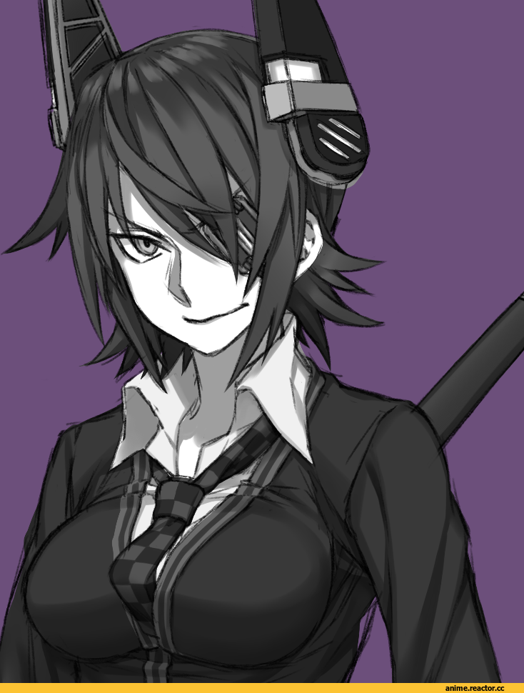 ukitake yuda, tenryuu (kantai collection), Kantai Collection, Monochrome (Anime), Anime Art, Anime