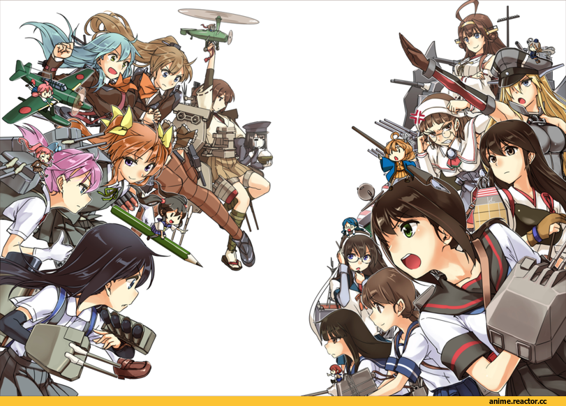 akitsu maru (kantai collection), asashio (kantai collection), Bismarck (Kantai Collection), Fairy (Kantai Collection), Fubuki (Kantai Collection), Kongou (Kantai Collection), Kumano (Kantai Collection), Ooyodo (Kantai Collection), Shiranui (Kantai Collection), Suzuya (Kantai Collection), Anime, Kantai Collection, abo (hechouchou), Shirayuki (kantai collection), Hatsuyuki (Kantai Collection), Roma (Kantai Collection), Kagerou (Kantai Collection), Hyuuga (Kantai Collection)