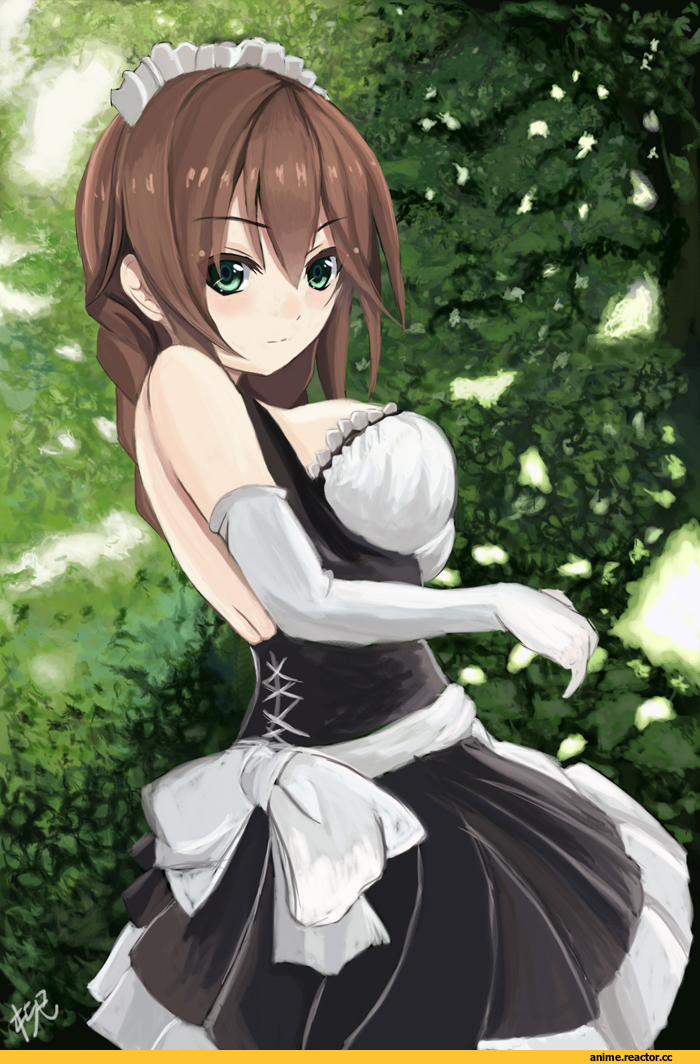 Kantai Collection, Noshiro, yanagi wakana, Maid, Anime