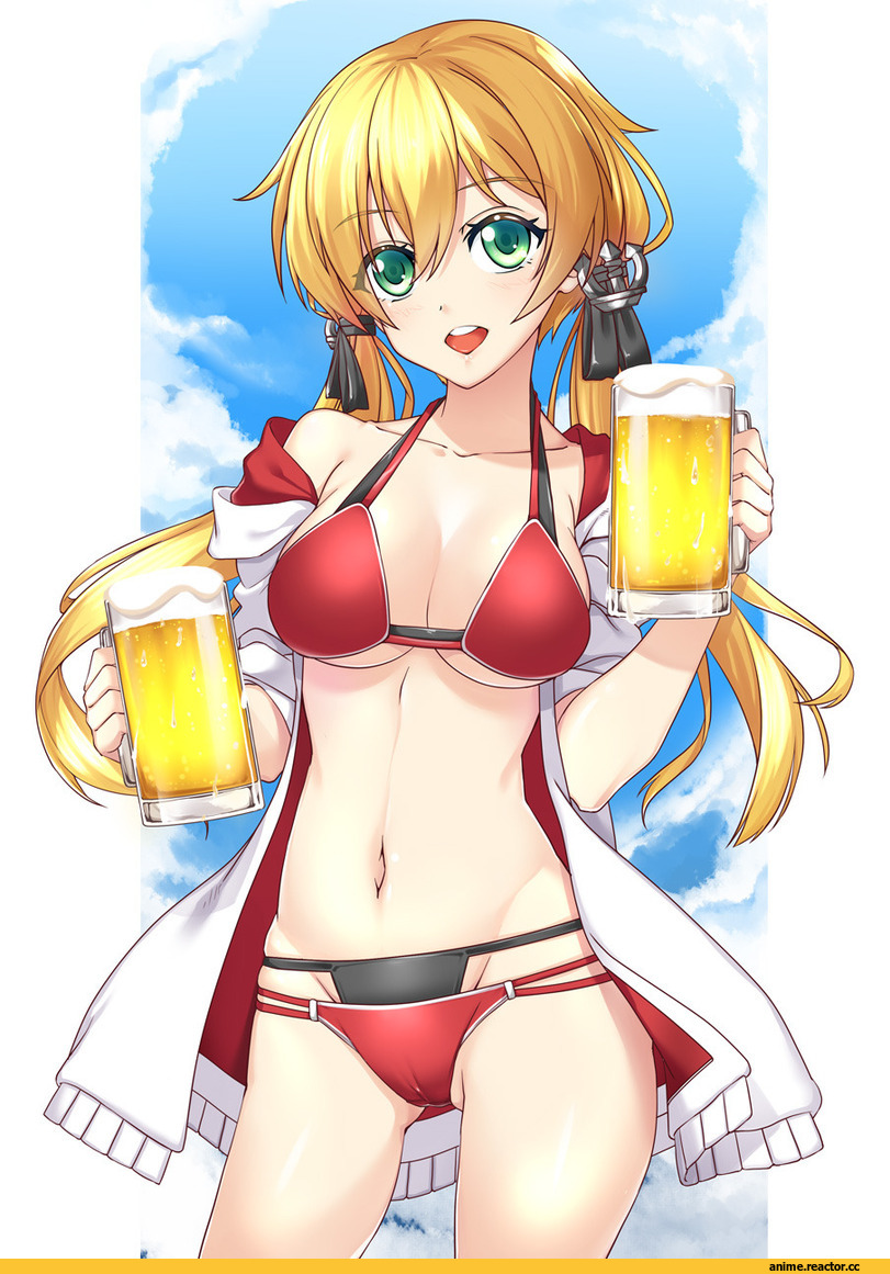 Prinz Eugen (Kantai Collection), Kantai Collection, Anime Ero Swim, Anime Ero, Merufena, Anime