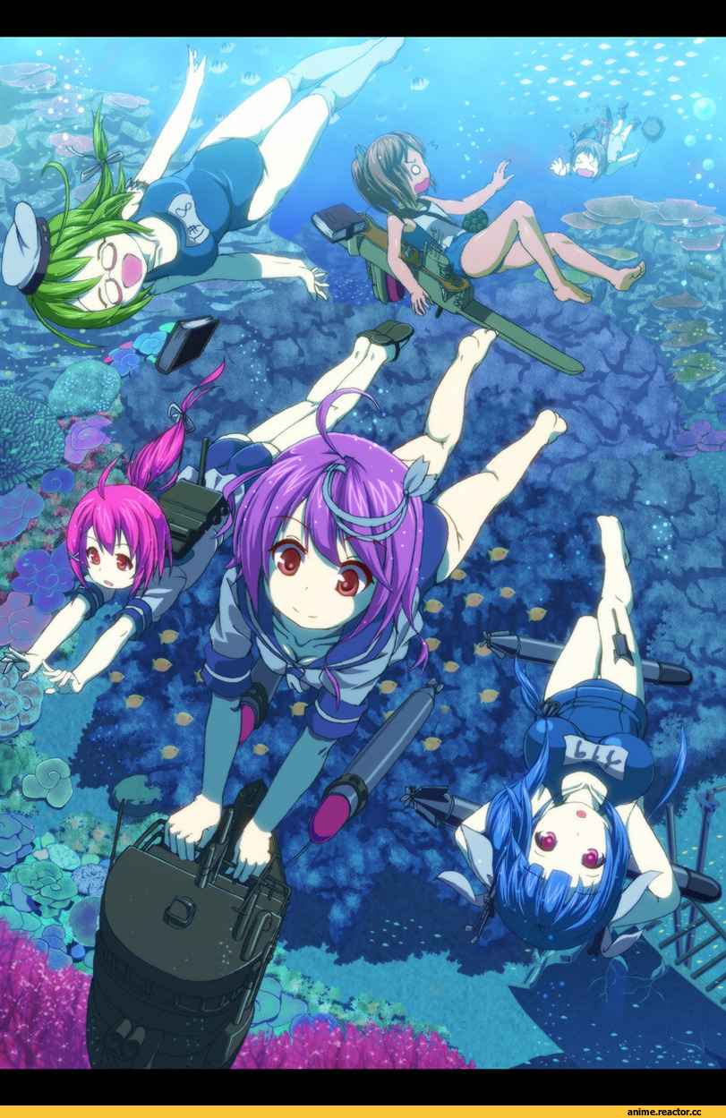 i-58 (kantai collection), Kantai Collection, I-19, I-168, I-8, I-401, Maru-yu, Anime Art, wrwr, Anime
