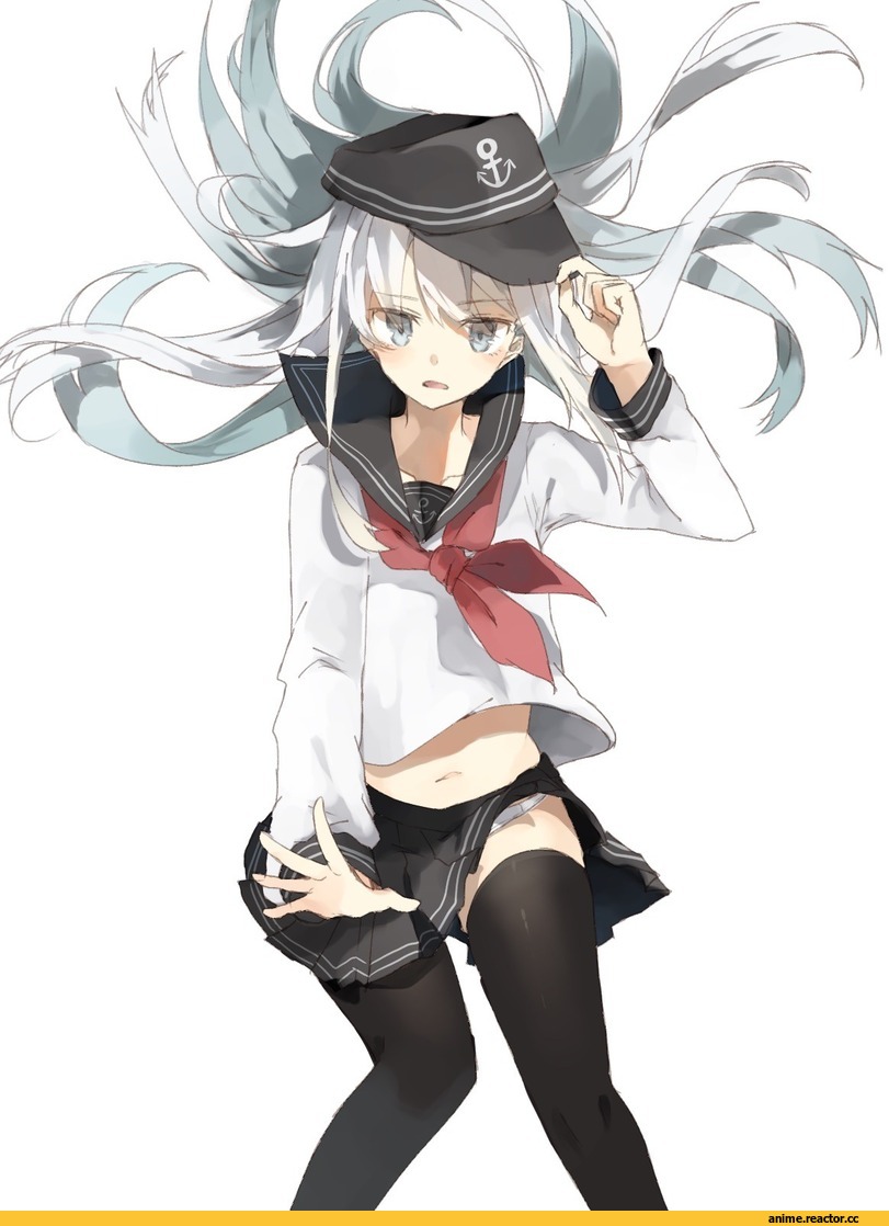 chibirisu, Hibiki (Kantai Collection), Kantai Collection, Yuubari, Anime