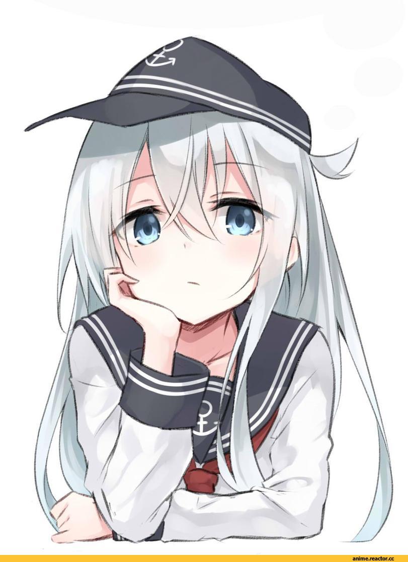 Anime Art, azuuru (azure0608), Kantai Collection, Hibiki (Kantai Collection), Anime