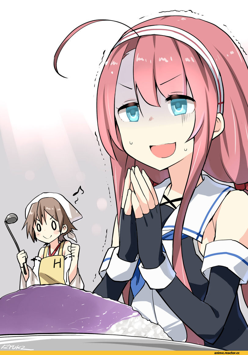 ryuki (ryukisukune), Kawakaze (Kantai Collection), hiei (kantai collection), Kantai Collection, Anime