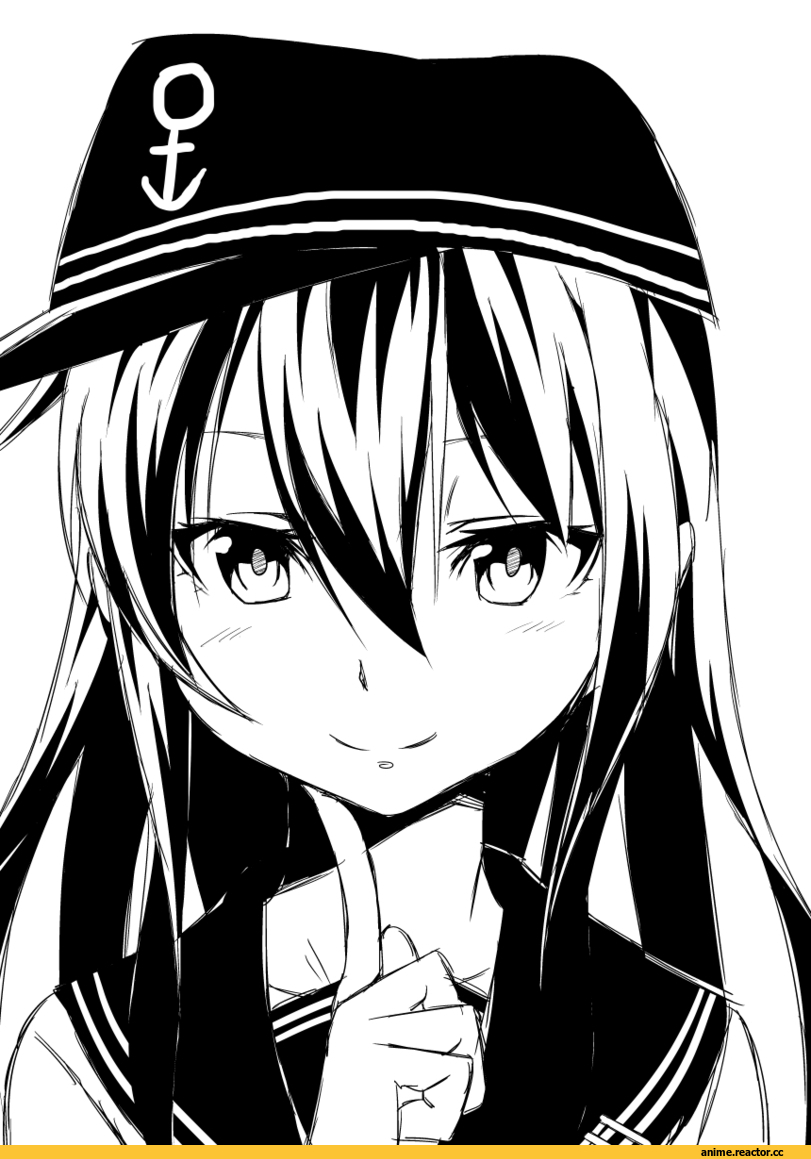 ha akabouzu, akatsuki (kantai collection), Kantai Collection, Monochrome (Anime), Anime Art, Anime