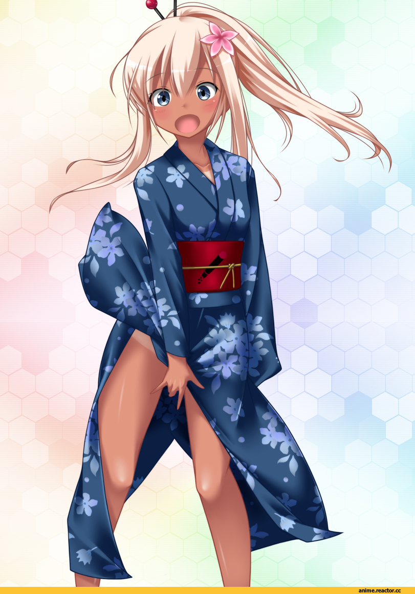 Ro-500 (Kantai Collection), Kantai Collection, kaze makase, Anime