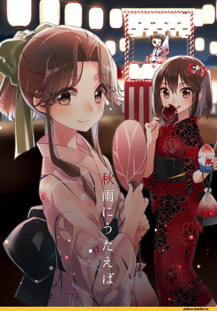 Jintsuu (Kantai Collection), Kantai Collection, Naka (Kantai Collection), Sendai (Kantai Collection), Anime