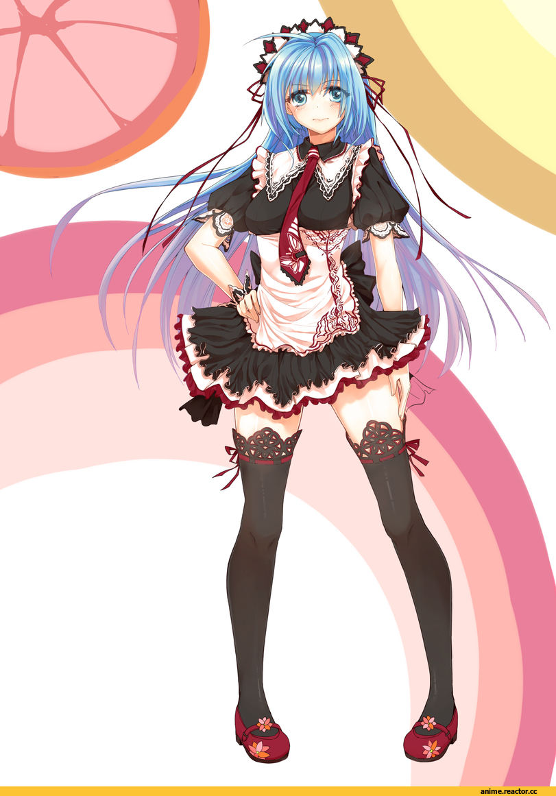 AO, Anime Art, onceskylark, Maid, Anime