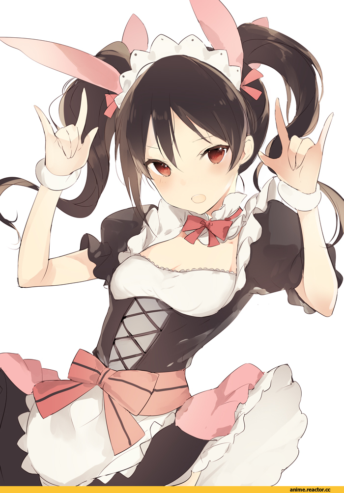 Yazawa Nico, Love Live!, Lp (Hamasa00), Anime Art, Maid, Usagimimi, Animal Ears, Anime
