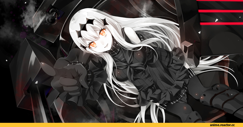 Aircraft Carrier Water Oni, Kantai Collection, Battleship-symbionic hime, battleship hime, Anime
