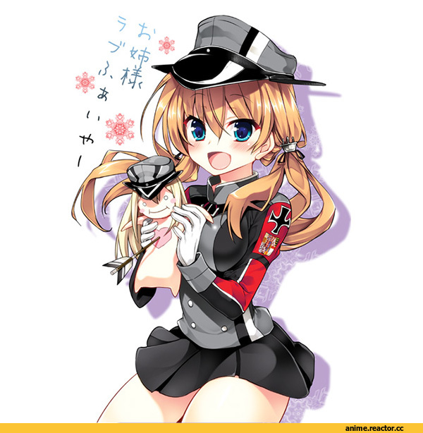 Kantai Collection, Prinz Eugen (Kantai Collection), Bismarck (Kantai Collection), Anime
