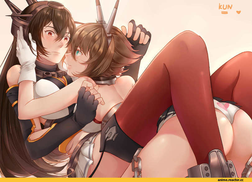 Kantai Collection, Nagato (Kantai Collection), Mutsu (Kantai Collection), Anime Adult pantsu, Anime Ero, oshiri, Anime