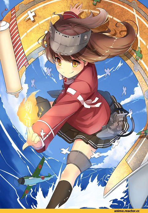 Ryuujou, Kantai Collection, Anime Art, koruta (nekoimo), Anime