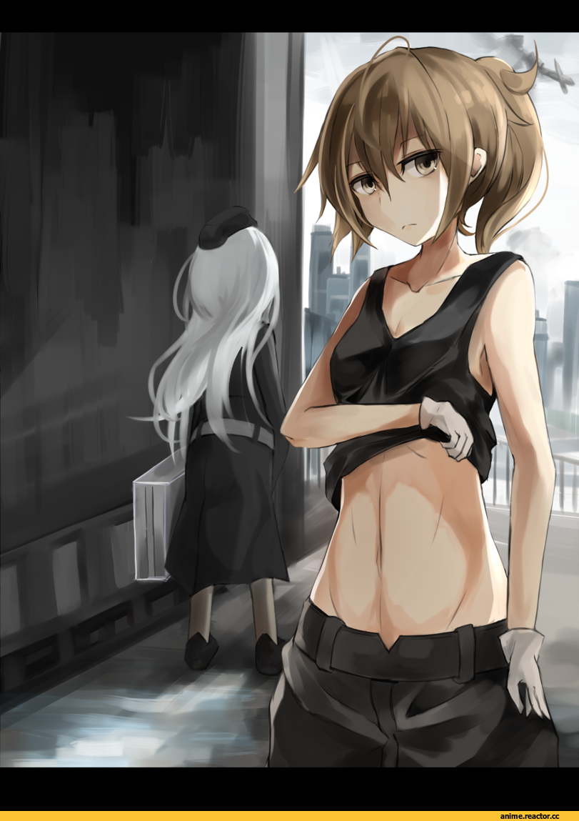 Hibiki (Kantai Collection), Kantai Collection, Kaga (Kantai Collection), miyabino (miyabi1616), Anime