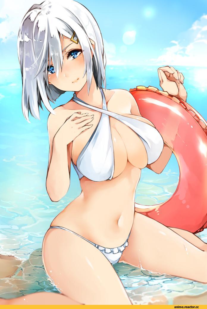 Hamakaze (Kantai Collection), Kantai Collection, Anime Art, Anime Ero Swim, Anime Ero, akit (15jamjam), Anime