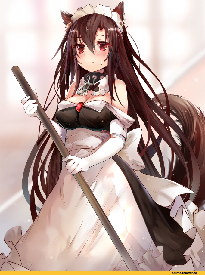 efe, Anime Art, Imaizumi Kagerou, Touhou Project, Inumimi, Animal Ears, Maid, Anime