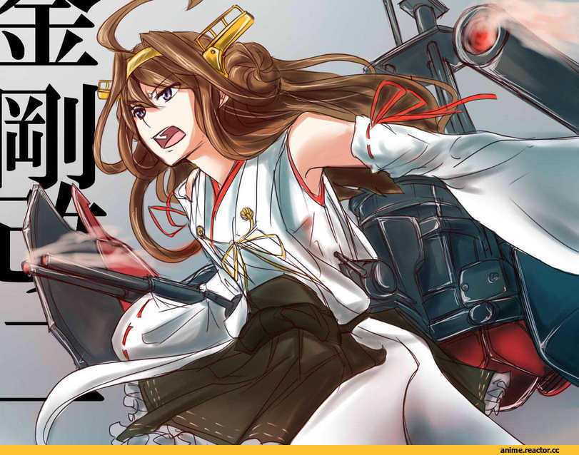Kongou (Kantai Collection), Kantai Collection, Anime Art, shao (newton), Anime