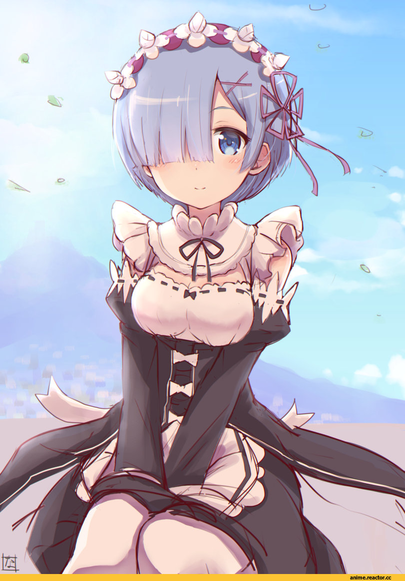 nayuhi (yukimuu14), Rem (re zero), Re Zero Kara Hajimeru Isekai Seikatsu, Anime