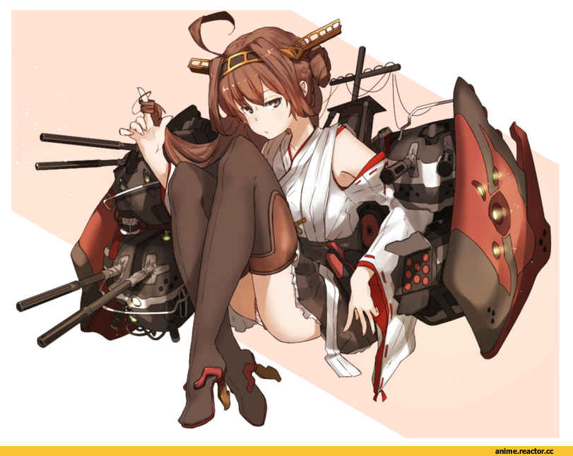 Kongou (Kantai Collection), Kantai Collection, Anime Art, amonitto, Anime