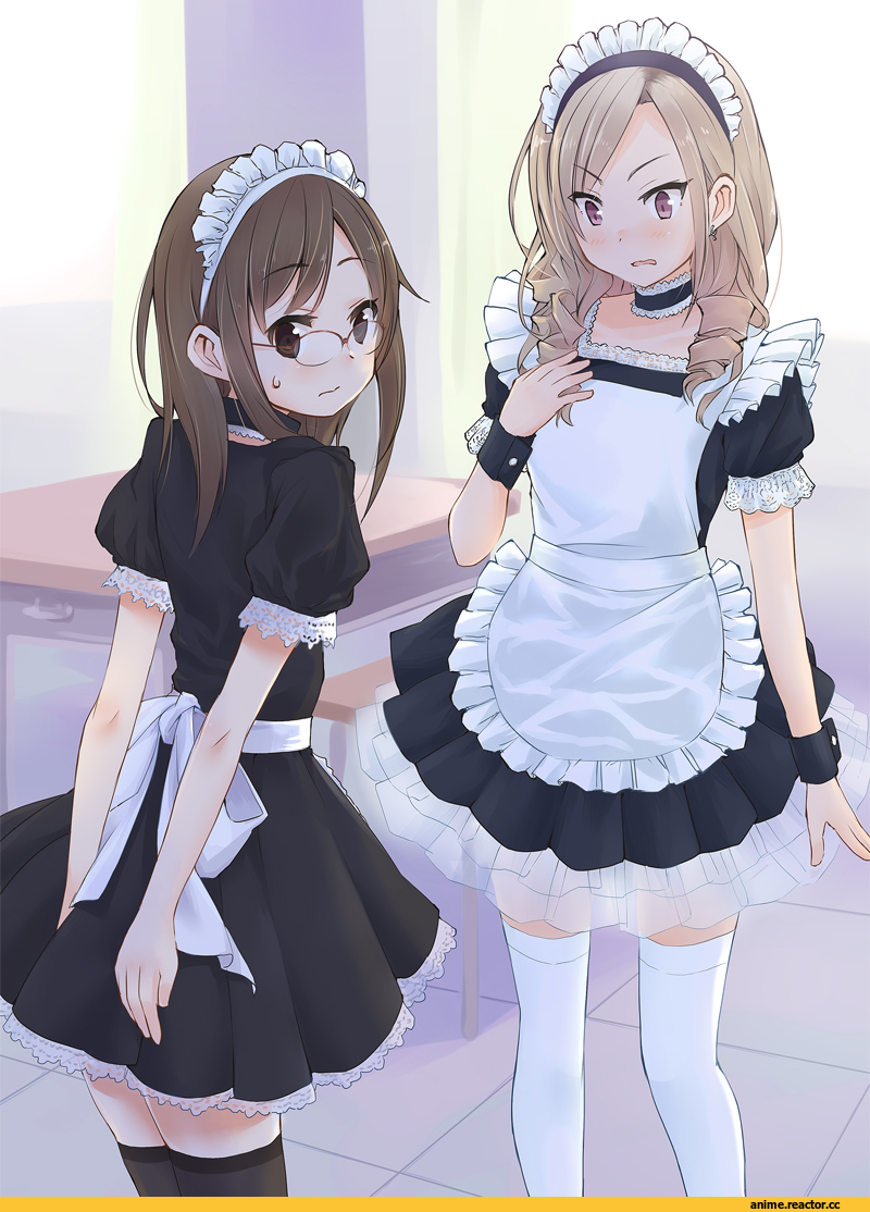 okiru, Megane, Maid, Anime Original, Anime Art, Anime