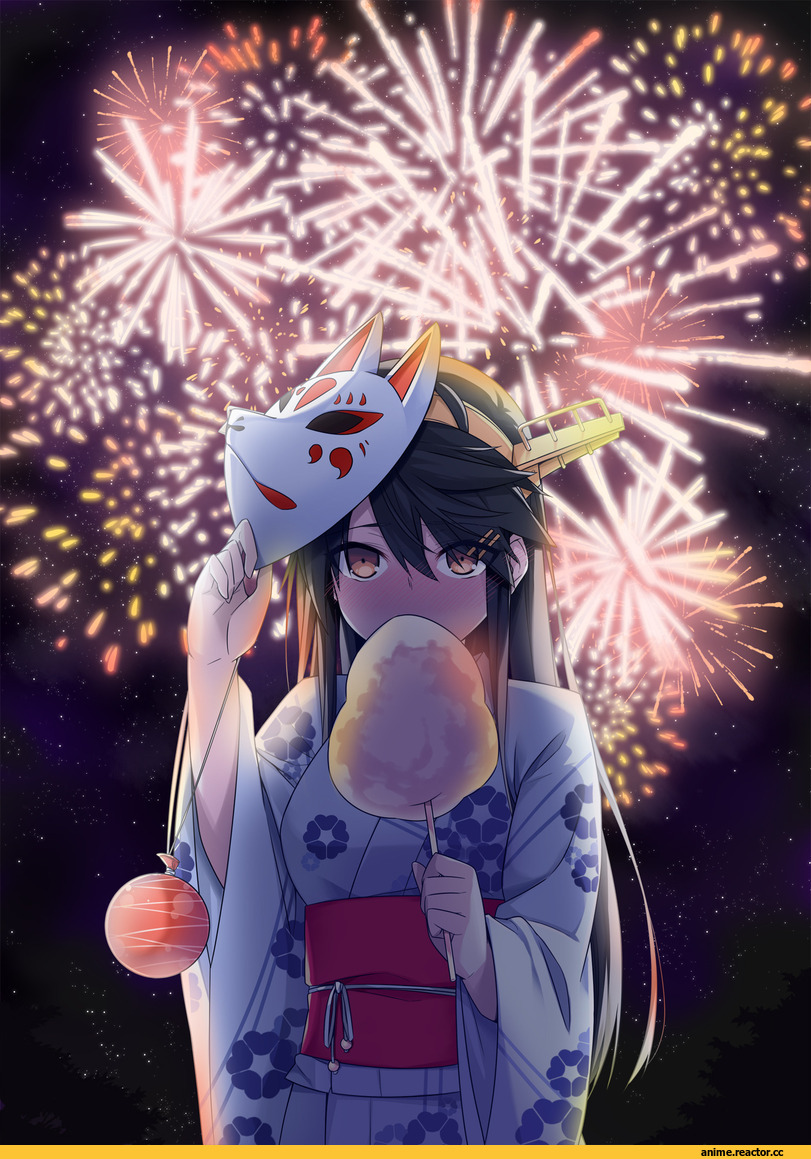 Haruna (Kantai Collection), Kantai Collection, Anime Art, @ichigo, Anime