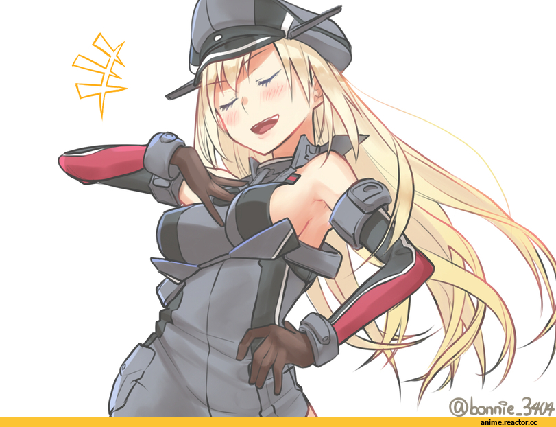 Bismarck (Kantai Collection), Kantai Collection, Baffu, Anime
