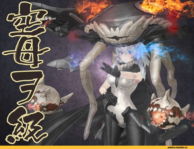 Wo-Class Aircraft Carrier , Kantai Collection, Anime Art, montekoa, Shinkaisei-kan, Anime